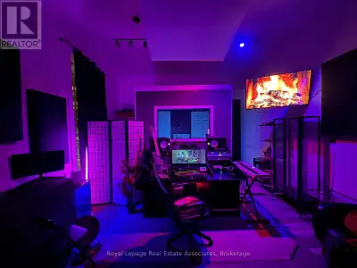 Professional 3rd floor recording studio available for lease in a character building at 6 Denison Ave...