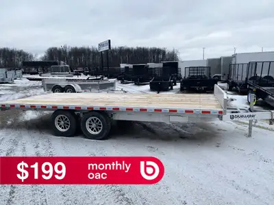 Canadian Mennonite Built Tandem Axle Aluminum Deck Over Trailer 9990lbs is $9,550.00 or $190.98/mont...