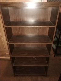 Dark Finish Wood Shelf