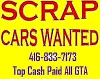 ✅ TOP CASH $800 UP$6000 FOR SCRAP CARS ✅ CALL 416-833-7173