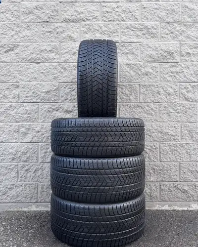 Winter / Snow Pirelli Scorpion Staggered 22 Inch Tires. 2x 285 40 22 & 2x 325 35 22 (90%). Fits: Ast...