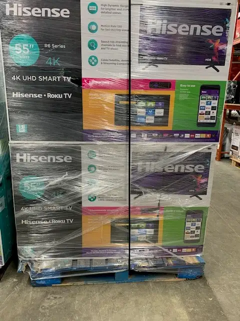 Truckload VIZIO 65" /Hisense Quantum 4K Smart TVs $499No Tax62863263060867124