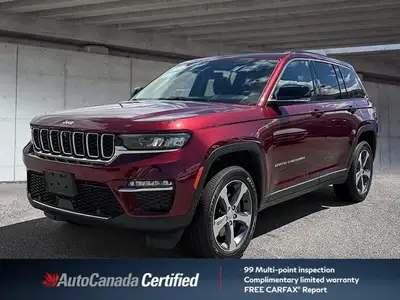 The 2023 Jeep Grand Cherokee 4xe combines legendary capability with innovative plug-in hybrid techno...