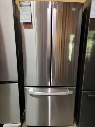 GE 20.8 cu. ft. French 3-Door Refrigerator, View more