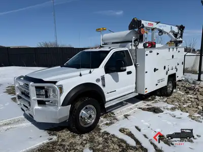 Countryside Fleet 2018 Ford F550 Regular Cab 4x4 Service Truck + 6.7L PowerStroke Diesel + 4x4 W/ Au...