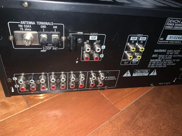 Denon DRA-835R AM/FM Audio Video Stereo Receiver in Stereo Systems & Home Theatre in City of Toronto - Image 3