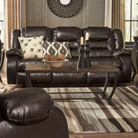 Stunning Chocolate or Grey Leather Recliner Starting at $1300
