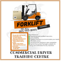 FORKLIFT TRAINING AT CDTC!GET YOUR LICENSE IN JUST ONE DAY!