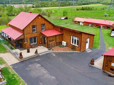 Unique countryside home on a 5,000 m² lot in an agricultural zone, with grandfathered rights for a 5...