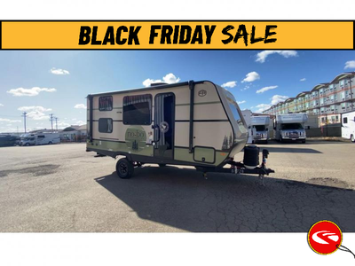 Forest River No Boundaries 18 Series travel trailer NB18.7 highlights: Front Queen Bed Full Bath Cen...