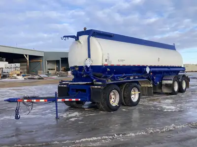 1999 Advance 27,000 Liter Quad axle Wagen Crude Oil Tank Trailer Lunette Ring Hitch Air Ride Suspens...