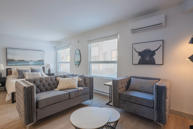 Studio, meublé, new, neuf,Furnished,for, rent, à, louer, Dorval dans Locations longue durée  à Ville de Montréal - Image 3