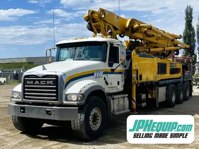 2015 Putzmeister 38M Concrete Pump on 2015 Mack MRU613 WE SHIP DIRECT TO YOU, USA, and Worldwide!! F...