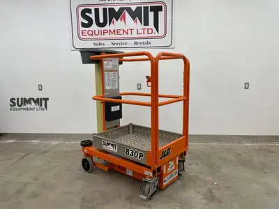 Shop-inspected and bench-tested vertical mast lift. This 2019 JLG 830P was gone through in our shop...