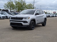The 2026 Jeep Compass North in Silver Zynith Metallic with a Black interior combines style, safety,... (image 1)