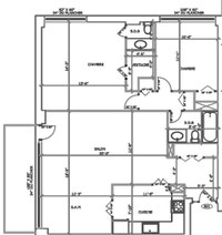 Akelius two bedroom apartment for rent. Located near Ducharme in the Outremont neighborhood, Montrea... (image 8)