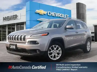 Step into the versatile 2018 Jeep Cherokee North, finished in striking Billet Metallic, ready to tak...