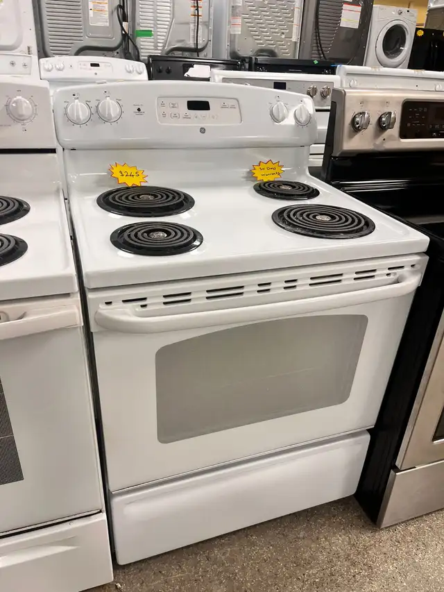 GE 30” Coil Top  Stove Fully Tested  30-Day Warranty in Stoves, Ovens & Ranges in Kitchener / Waterloo - Image 3