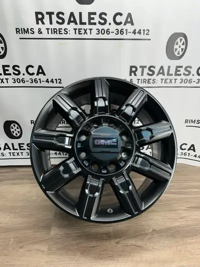 Set of 4 NEW Art Replica 20 inch Rims FITS: Chevy GMC 2500 3500. (2011 & newer) - Gmc or Chevy Logo...
