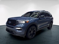 The 2021 Ford Explorer ST in striking blue is a 44 SUV that offers an impressive blend of power and... (image 1)