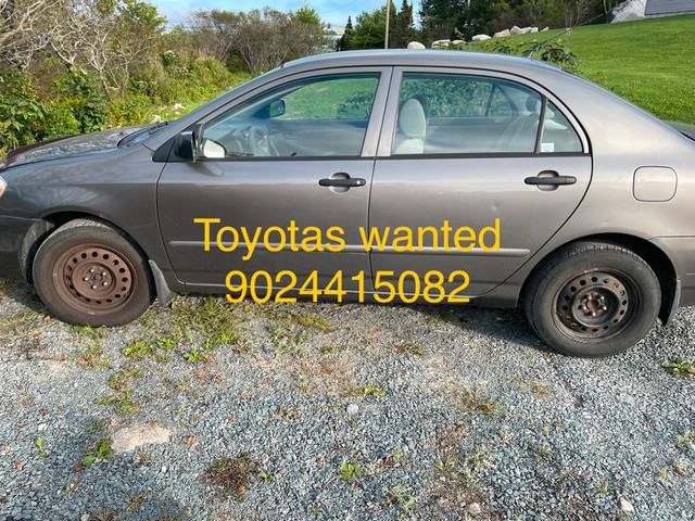 Want to buy 2004 and newer Toyota Corolla in Other in Cole Harbour