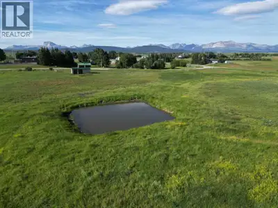 This rare 7.32-acre parcel in the heart of Mountain View, Alberta, offers an exceptional blend of na...