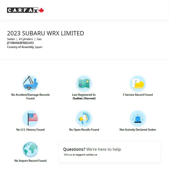 2023 Subaru WRX Sport-Tech Auto AWD-GPS-EyeSight Driver Assist S in Cars & Trucks in London - Image 3
