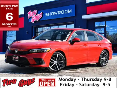 2022 Honda Civic Touring Rallye Red *REMOTE START*, *SUNROOF*, *NAVIGATION*, *BLUETOOTH*, *BACK UP C...