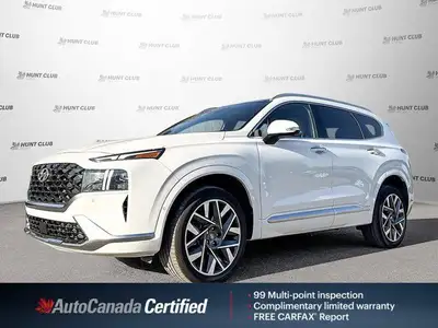 Grab a steal on this 2023 Hyundai Santa Fe Ultimate Calligraphy while we have it. Roomy but easy to...