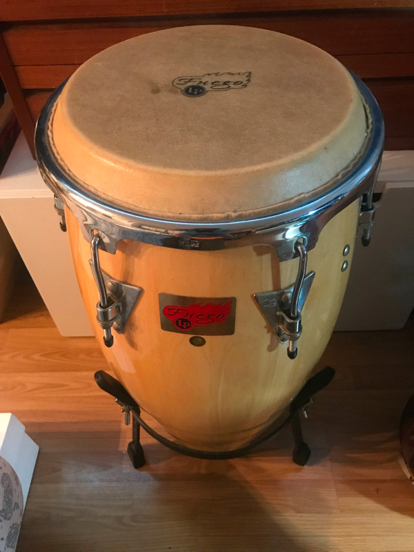 12 " inch Conga drum great shape moving sale LP Fuego conga in Drums & Percussion in City of Toronto - Image 2