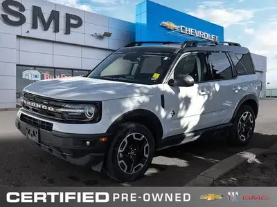 Saskatoon Motor Products - Recent Arrival! 2024 Ford Bronco Sport Outer Banks - Certified. Certifica...