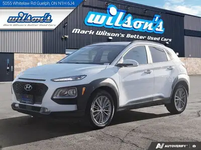 Look at this certified 2020 Hyundai Kona Luxury AWD | Leather | Sunroof | Heated Wheel + Seats | Car...
