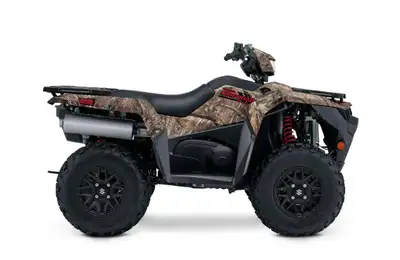 OUR MOST POWERFUL KINGQUAD WITH POWER STEERING, MAG WHEELS AND CARRIER COVERS The KingQuad 750XPZ Po...