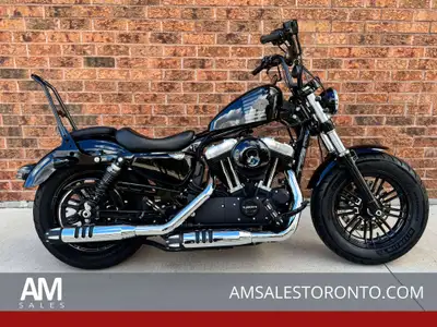 Super cool Canadian Sportster 48 (Forty-Eight) with only 8,000 KM, detachable sissy bar, custom pegs...