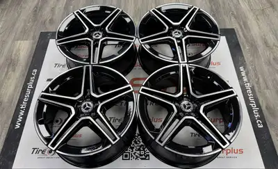 Replica M25 Black-Machined Wheels Fits Mercedes GLE and GLS SUV Wheel Size: 22x9.5J Offset: 45 Bolt...