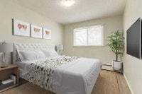 Amenities: Spacious Rooms • Great Location • Affordable Parking Suite & Building: One-bedroom suites... (image 4)