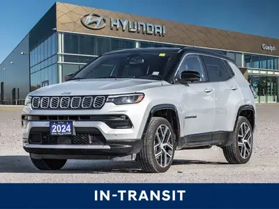 *Low Mileage, Leather Seats, Cooled Seats, Uconnect 5 Nav w/10.1 inch Display!* This 2024 Jeep Compa...