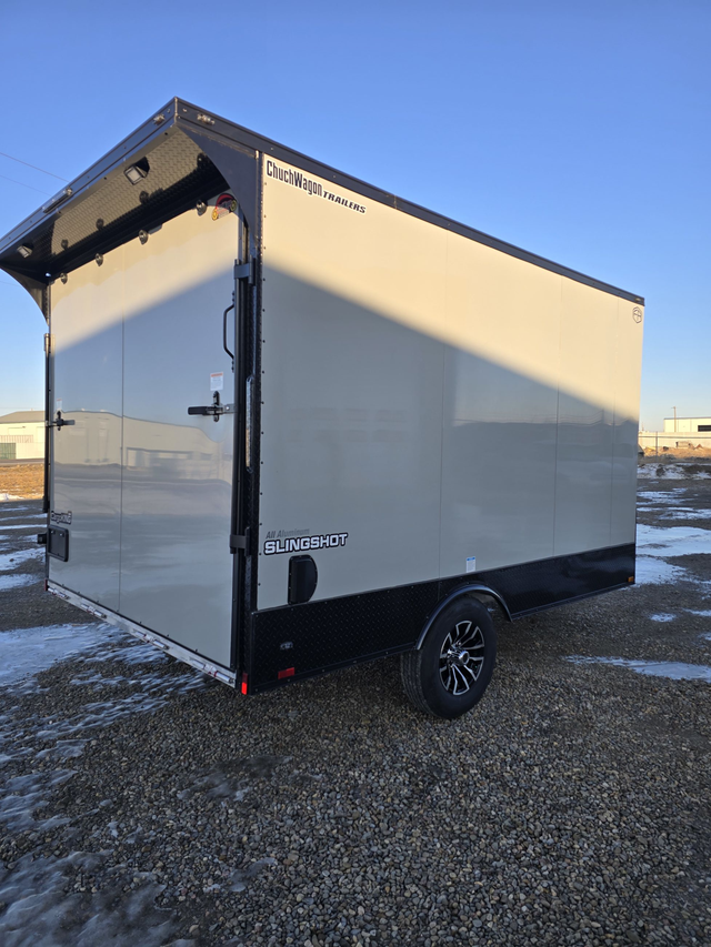  Forest River *** 8.5x12 *** 2 Place Aluminum Sled Trailer  in Cargo & Utility Trailers in Calgary - Image 7