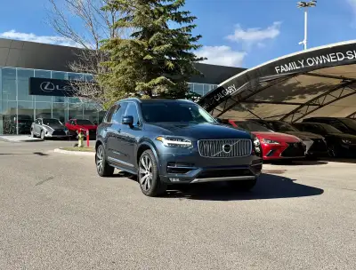 The 2019 Volvo XC90 T6 Inscription AWD is a flagship mid-size luxury crossover SUV that masterfully...