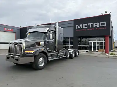 2022 Grey Western Star 49X, DD16 Engine, 600HP/2050 LB-FT, Eaton 18 Speed Manual Transmission, 3.73...