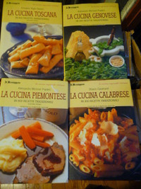 Italian Cook Books Cucina of different cities and countries, Bra