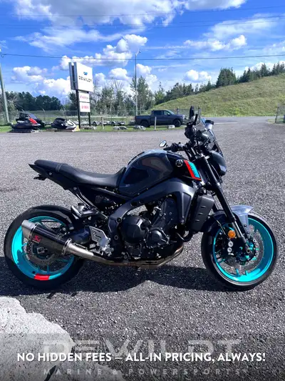 The industry benchmark in hyper naked performance and razor-sharp handling with its new 890cc triple...