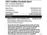This 2021 Cadillac Escalade Sport is a local ontario vehicle with a clean carfax report. Featuring t... (image 7)