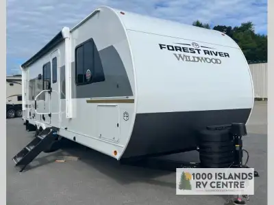 Forest River Wildwood Platinum travel trailer 26DBUDX highlights: Dual Entry Double-Size Bunks Priva...
