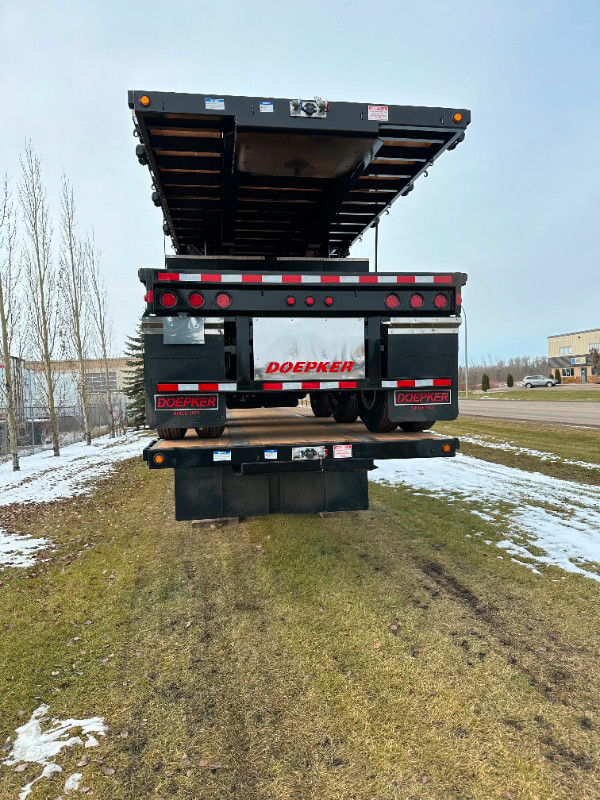 2024 Doepker Tri-Axle Flat Deck/Highboy For Sale/Rent in Heavy Equipment in Red Deer - Image 2