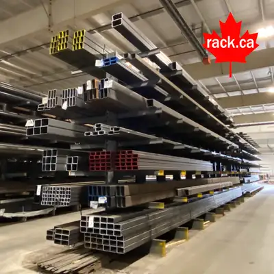 NEW PALLET RACKING AND CANTILEVER RACK IN STOCK - SHIPS IN 2 TO 3 DAYS MADE IN CANADA - CWB CERTIFIE...