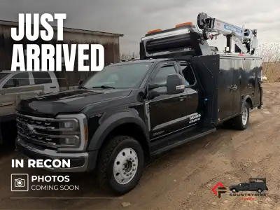 Countryside Fleet 2024 Ford F550 Extended Cab Lariat 4x4 Service Truck + 6.7L PowerStroke Diesel + 4...