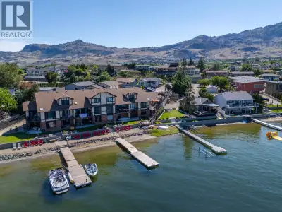 ULTRA-RARE WATERFRONT UNIT on OSOYOOS LAKE! Waterfront townhomes rarely come to market in sunny Osoy...