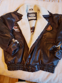 Young boys aviator jacket. Brand new. Size 10. Never worn.