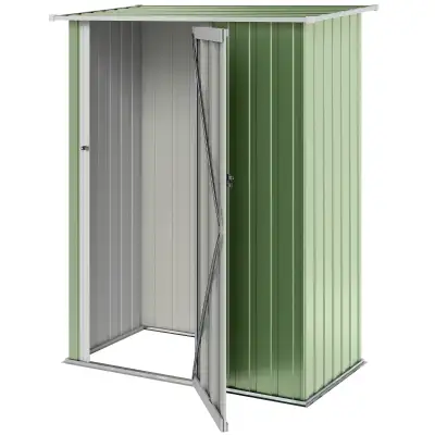 5 x 3ft Outdoor Storage Shed Metal Garden Shed Cabanon with Slop, View more